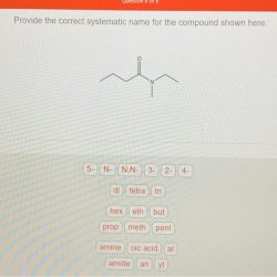 Provide the correct systematic name for the compound shown here.